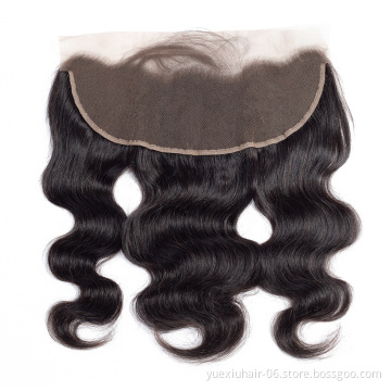 Ear To ear 13x4 Lace Frontal Body Wave Pre Plucked Swiss Lace Invisible On Head 100% Human Hair
